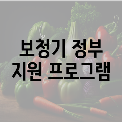 보청기 정부 지원 프로그램