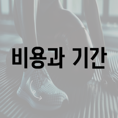 비용과 기간