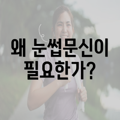 왜 눈썹문신이 필요한가?