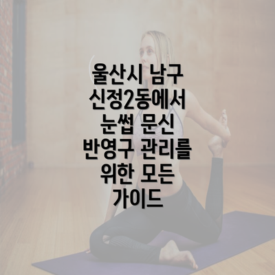 울산시 남구 신정2동에서 눈썹 문신 반영구 관리를 위한 모든 가이드