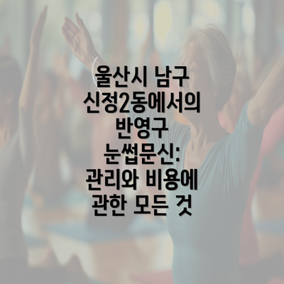 울산시 남구 신정2동에서의 반영구 눈썹문신: 관리와 비용에 관한 모든 것