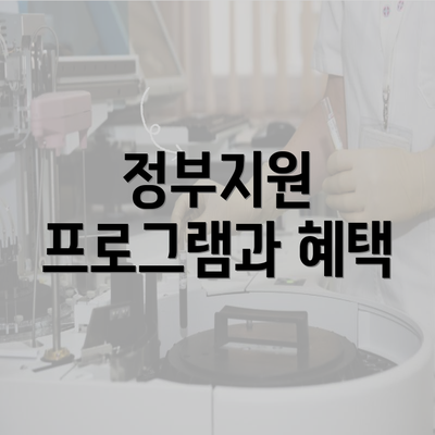 정부지원 프로그램과 혜택