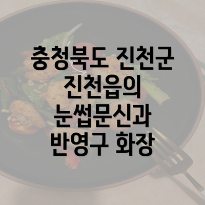 충청북도 진천군 진천읍의 눈썹문신과 반영구 화장