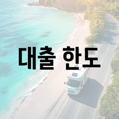 대출 한도