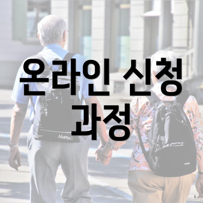 온라인 신청 과정