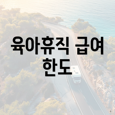 육아휴직 급여 한도