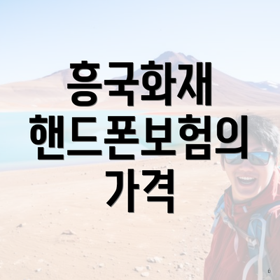 흥국화재 핸드폰보험의 가격